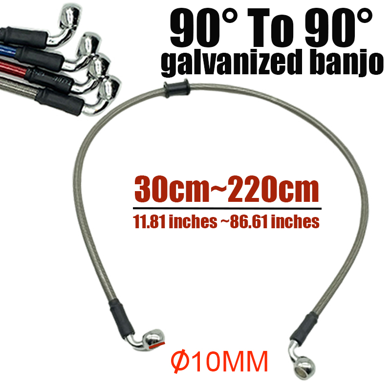 Motorcycle Brake Cable - 10mm 90 degrés moto saleté vélo