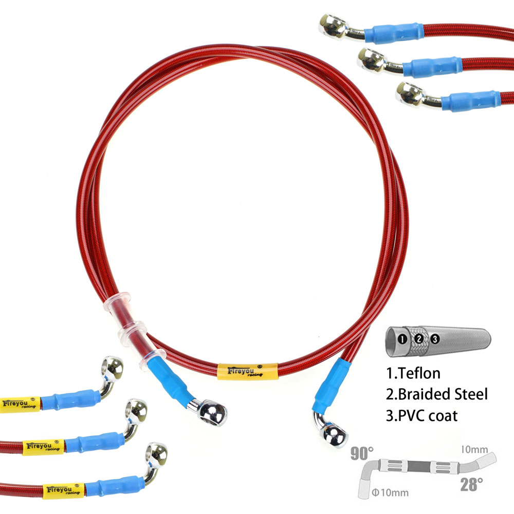 Motorcycle Brake Cable - Câble hydraulique de ligne de DOT