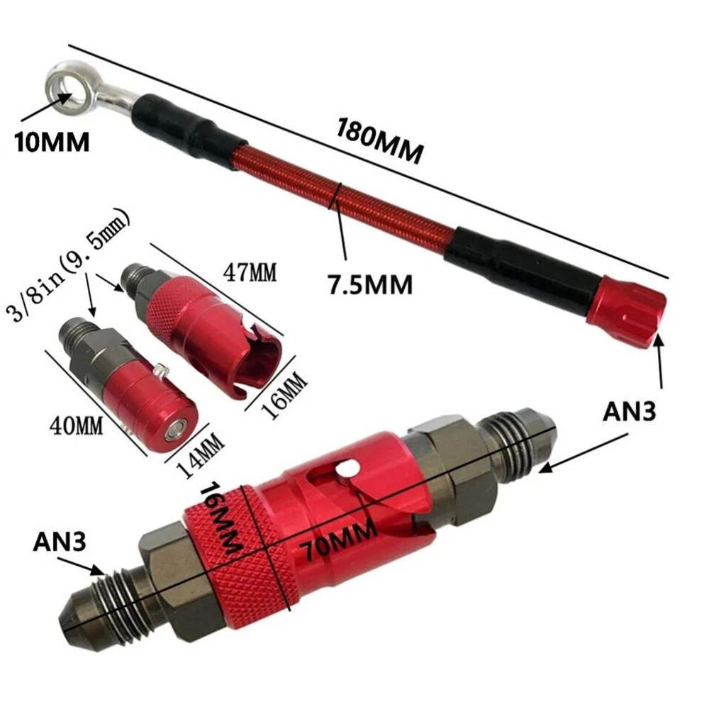 Kit d'adaptation de tuyau de f - Brake Line Motorcycle avis et prix