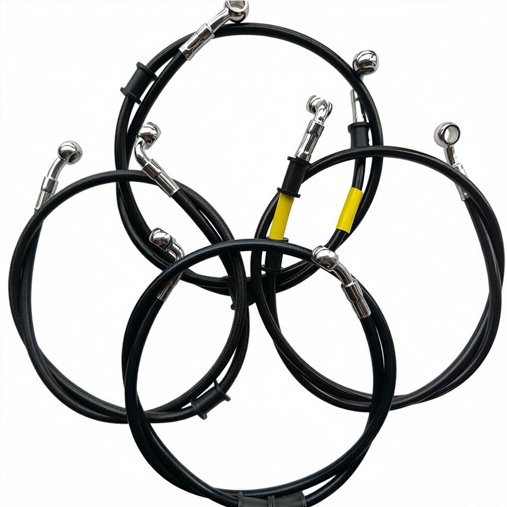 Noir 28 ° -90 °   Tuyau de fre - Brake Line Motorcycle avis et prix